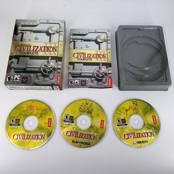 Civilization III Complete Windows PC CD Rom Game Build Explore Conquer Lead - Picture 1 of 11